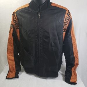 Harley Davidson Men Racing Jacket Medium